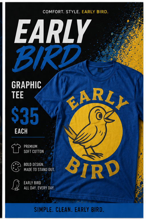 Early Bird Tee