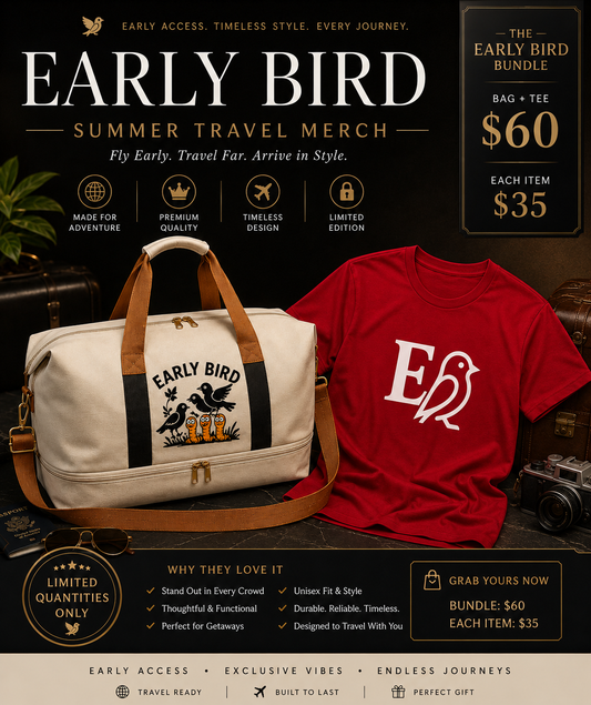 EarlyBird Bag and Shirt Bundle